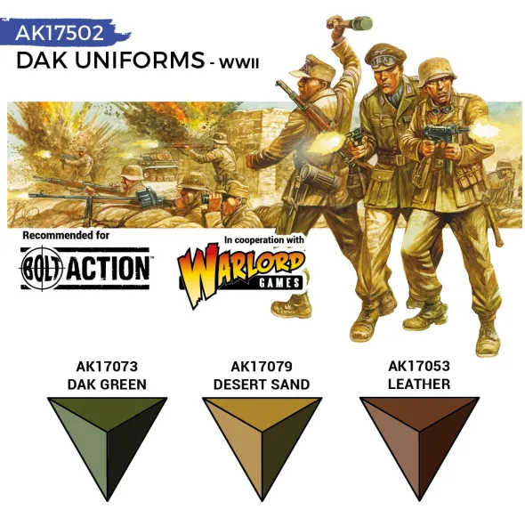 Quick Gen Set Ak Interactive - German DAK Uniforms