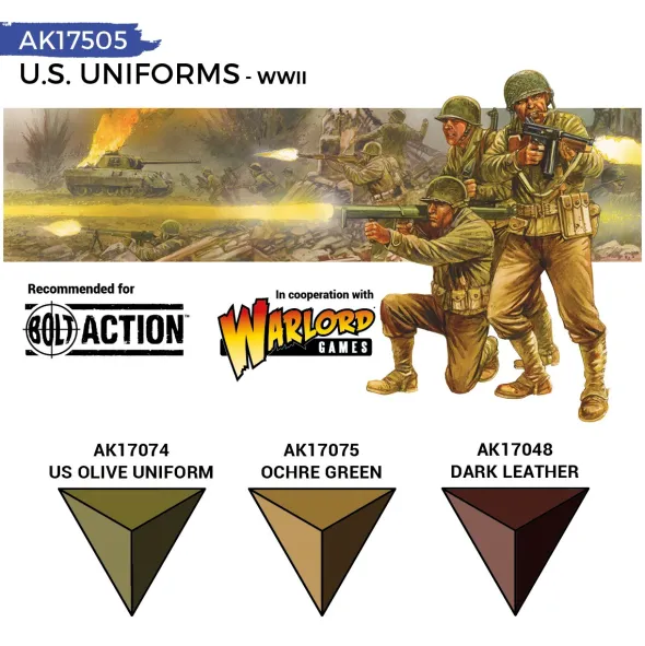 Quick Gen Set Ak Interactive - U.S. WWII Uniforms