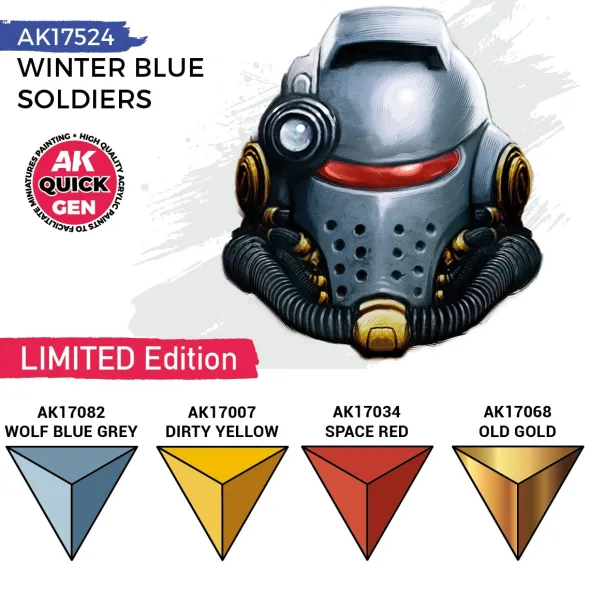 Quick Gen Set Ak Interactive - Winter Blue Soldiers