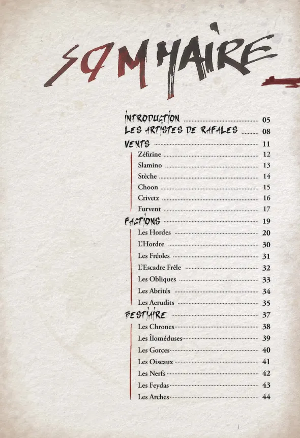 Rafales – L'Art des Rafales