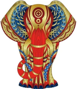 Rainbow Puzzle en bois - Elephant - 120 pièces