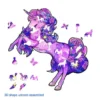 Rainbow Puzzle en bois - Licorne - 110 pièces