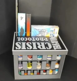 Rangement Marvel Crisis Protocol - Noir et Blanc
