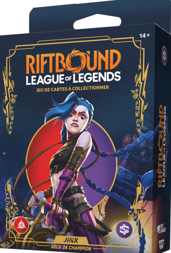 Riftbound : League Of Legends - Set 1 : Origines - Deck de Champion : Jinx