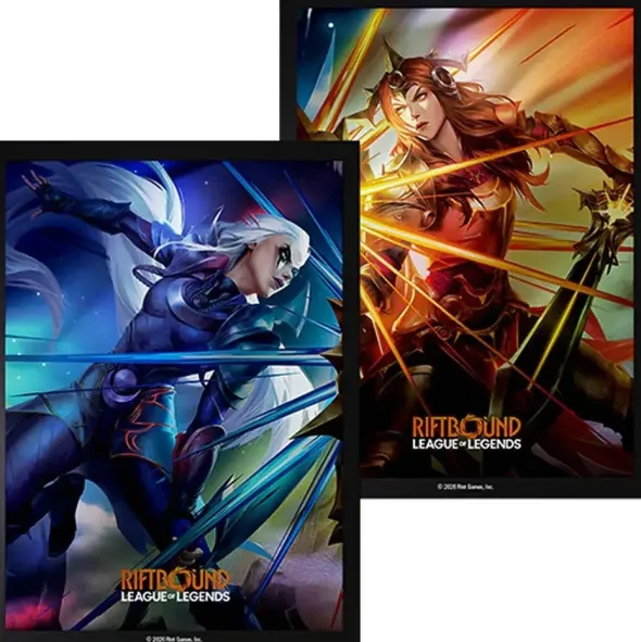 Riftbound: League of Legends Vendetta - 100 Art Sleeves - Diana vs Leona