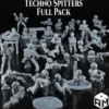 Rise Miniatures - Asphalt War - Faction Complète Techno Spitters - 20/22 mm