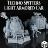 Rise Miniatures - Asphalt War - Véhicule Blindé léger- 20/22 mm