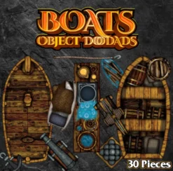 Roleplaying Objects - Boats - 30 Pieces