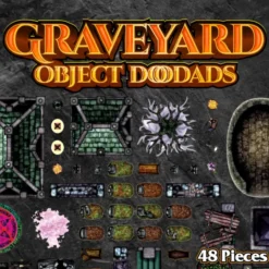 Roleplaying Objects - Graveyard - 48 Piece