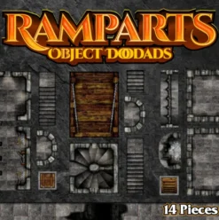 Roleplaying Objects - Ramparts - 14 Pieces