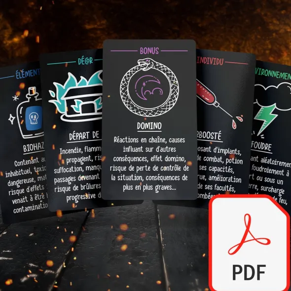 RPG Battlemaker - Deck de 60 Cartes - Version PDF