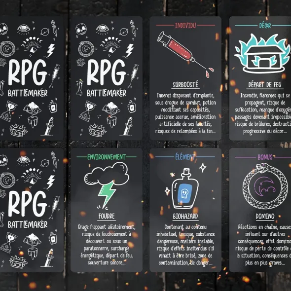 RPG Battlemaker - Deck de 78 Cartes