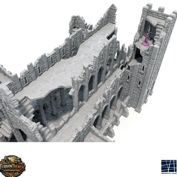 Ruined Monastery - Medieval Terrain