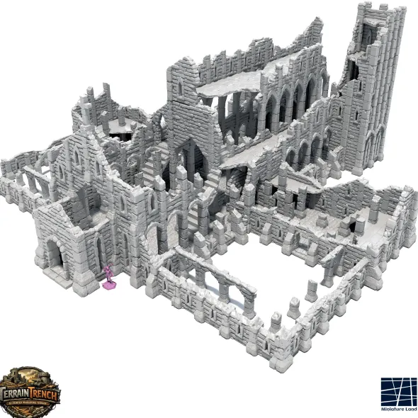 Ruined Monastery - Medieval Terrain