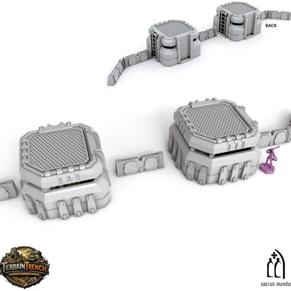 Scifi Checkpoint - Terrain for Wargames