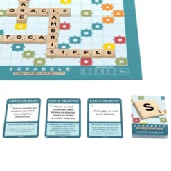 Scrabble Classique - 2 Jeux en 1 - Version Bois
