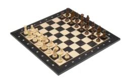 Set d'échecs de Tournoi, case 50 mm - Noir