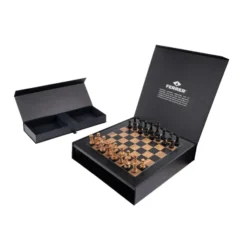 Set d'échecs, Noir Olivier Deluxe, case 50 mm