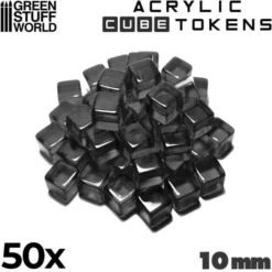 Set de 50 Cubes Transparents 10mm