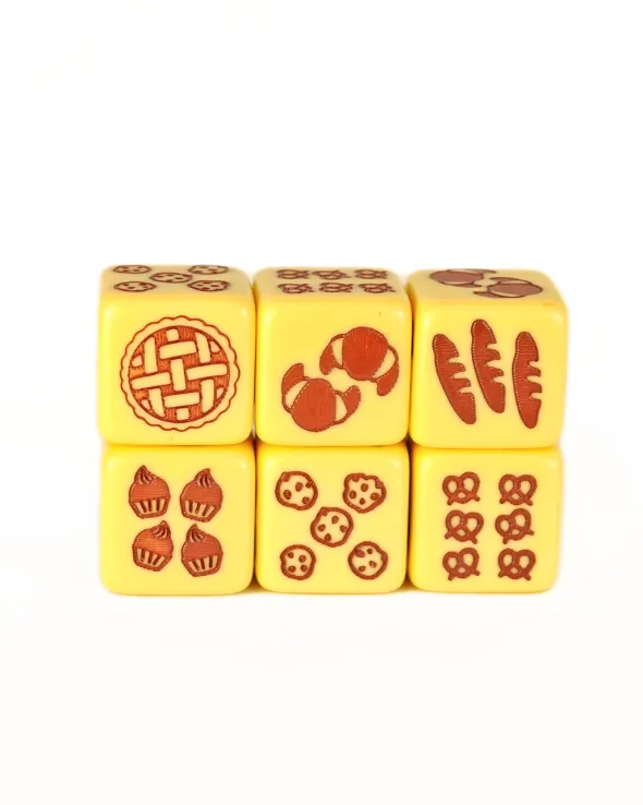 Set de 4 D6 – Boulangerie