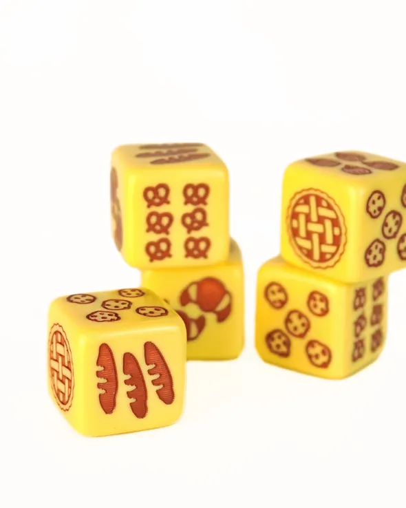 Set de 4 D6 – Boulangerie