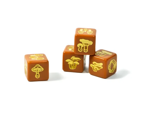 Set de 4 D6 - Champignons