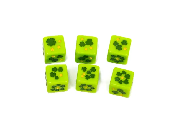 Set de 4 D6 - Clover