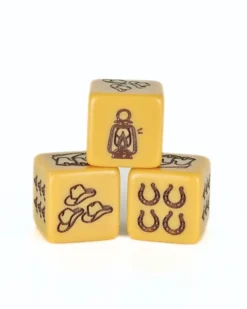 Set de 4 D6 - Cowboy