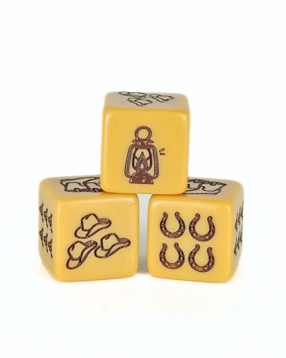 Set de 4 D6 - Cowboy