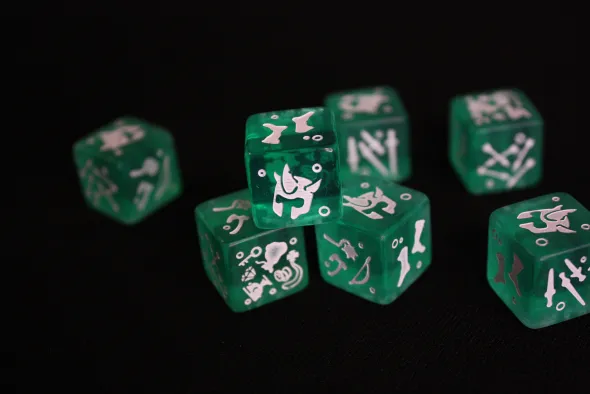 Set de 4 D6 – Cube Gélatineux