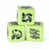 Set de 4 D6 – Cycle de vie de la grenouille
