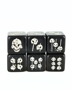 Set de 4 D6 – Guerriers-Squelettes