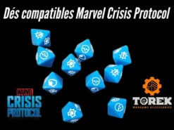Set de dés compatible Marvel Crisis Protocol