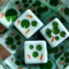 Set de 4 dés D6 - Thème étang