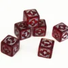 Set de 4 dés D6 - Vampire