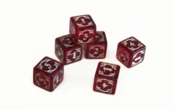 Set de 4 dés D6 - Vampire