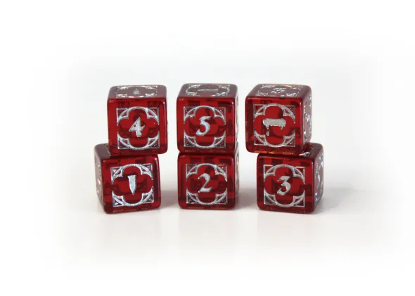 Set de 4 dés D6 - Vampire