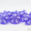 Set de 10 Dés 10 Faces Chessex : Borealis