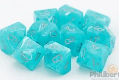 Set de 10 Dés 10 Faces Chessex : Cirrus
