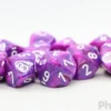 Set de 10 Dés 10 Faces Chessex : Festive