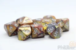 Set de 10 Dés 10 Faces Chessex : Lustrous