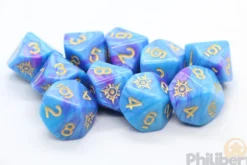 Set de 10 Dés 10 Faces Elder Dice: The Sigil of the Dreamlands (Kadathian Ice)