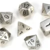 Set de 7 Dés JDR Chessex : Métalliques
