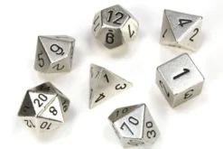 Set de 7 Dés JDR Chessex : Métalliques