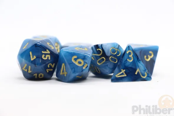 Set de 7 Dés JDR Chessex : Phantom