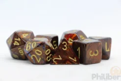 Set de 7 Dés JDR Chessex : Scarab