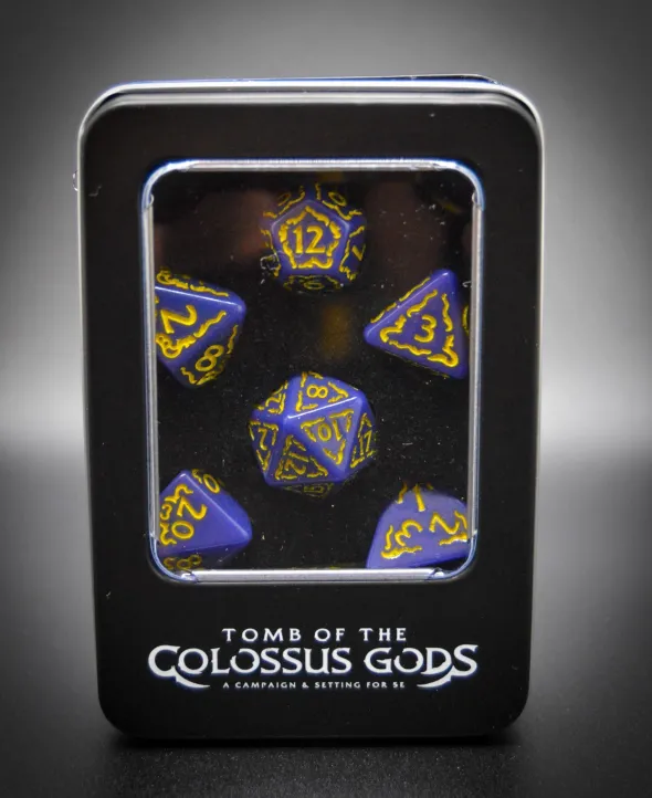 Set de Dés JDR 5e - "Colossus Gods"