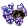 Set de 10 Dés JDR Elder Dice: Astral Elder Sign: Silver Key