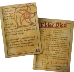 Set de 10 Dés JDR Elder Dice: Astral Elder Sign: Silver Key