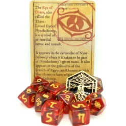 Set de 10 Dés JDR Elder Dice: Eye of Chaos: Dark Omens